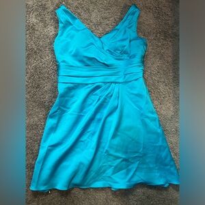 EUC David’s Bridal bridesmaid dress knee length size 16